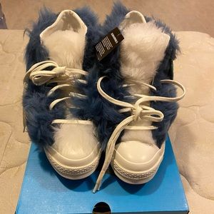 Converse x Ambush Fuzzy High Tops DS